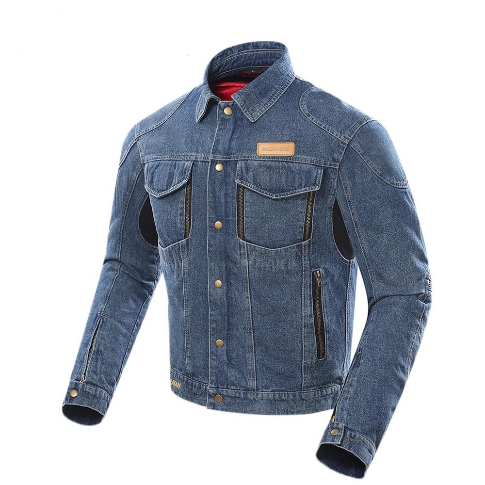 Motocross Casual Protective Denim Jacket D-207