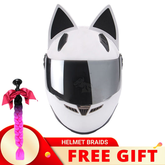 Buy Best Cat Style Women Motorcycle Helmet – Pride Armour