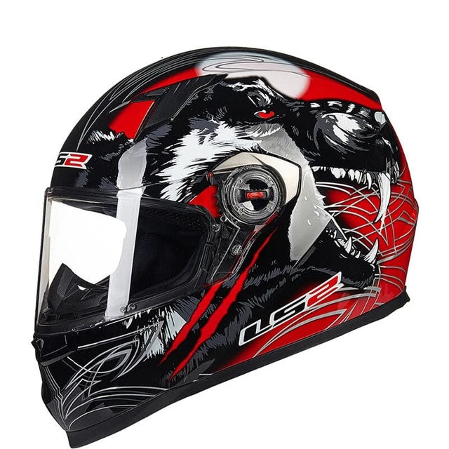 ls2 helmet black